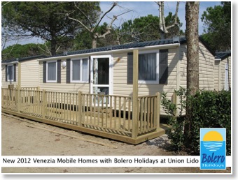 union lido venezia mobile home holidays