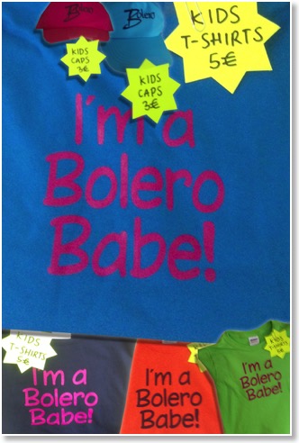 bolero babe tshirt caps at Union Lido