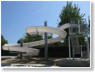 union lido waterslide, family holidays in italy fun