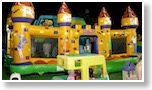 inflatable bouncy castles, italy, family, holiday park
