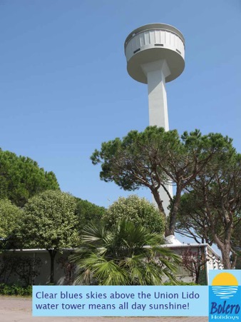 union-lido-water-tower-sunshine