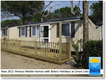 union lido venezia mobile home holidays