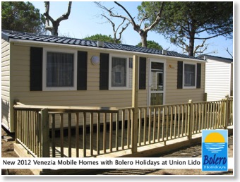 union lido venezia mobile home holidays